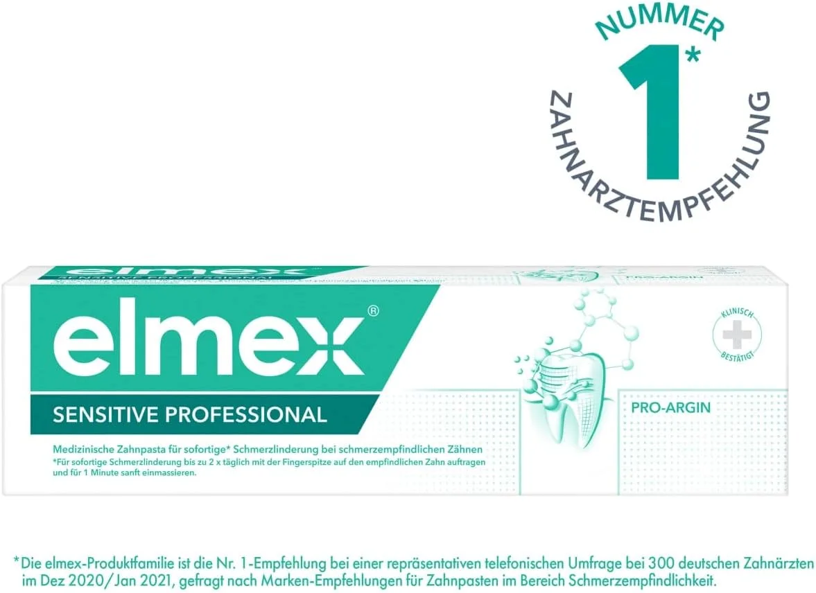 خمیر دندان حرفه ای برای دندان های حساس المکس - 75 میلی لیتر (4 عدد)