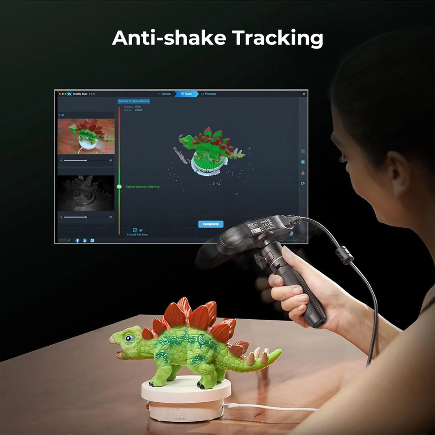 اسکنر سه بعدی Creality CR-Ferret SE، دقت 0.1 میلی متر، ضد لرزش و سرعت اسکن 30 فریم در ثانیه، اسکنر سه بعدی رومیزی تمام رنگی ارتقا یافته برای اشیاء فلزی مشکی غیر بازتابنده اسکنر سه بعدی Creality CR-Ferret SE، دقت 0.1 میلی متر، ضد لرزش و سرعت اسکن 30 فریم در ثانیه، اسکنر سه بعدی رومیزی تمام رنگی ارتقا یافته برای اشیاء فلزی مشکی غیر بازتابنده