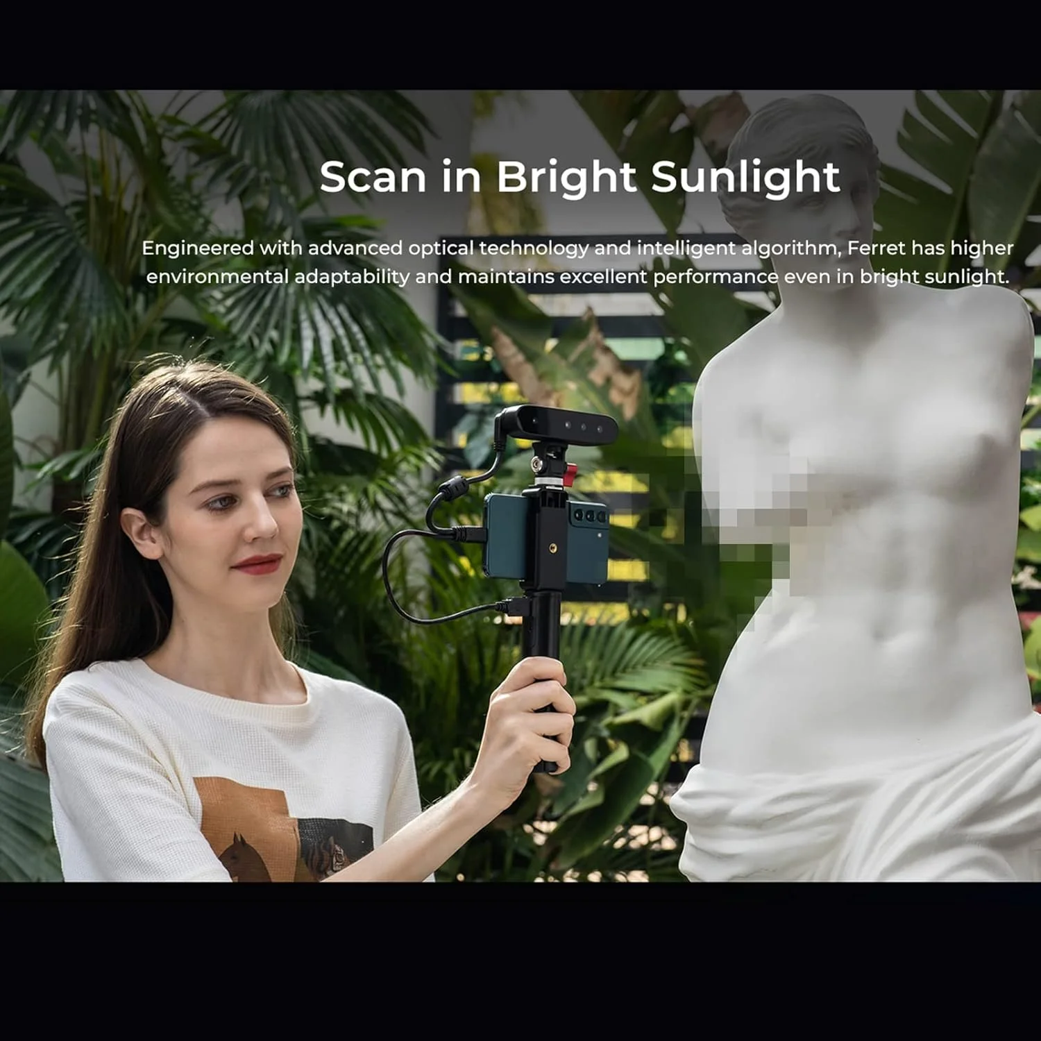 اسکنر سه بعدی Morelian CR-Scan Ferret با سرعت اسکن 30 فریم بر ثانیه، اسکن دو حالته، پشتیبانی از بافت های تمام رنگی، تغذیه از طریق تلفن، سازگار با اندروید (نسخه جزئی) و سیستم ویندوز اسکنر سه بعدی Morelian CR-Scan Ferret با سرعت اسکن 30 فریم بر ثانیه، اسکن دو حالته، پشتیبانی از بافت های تمام رنگی، تغذیه از طریق تلفن، سازگار با اندروید (نسخه جزئی) و سیستم ویندوز