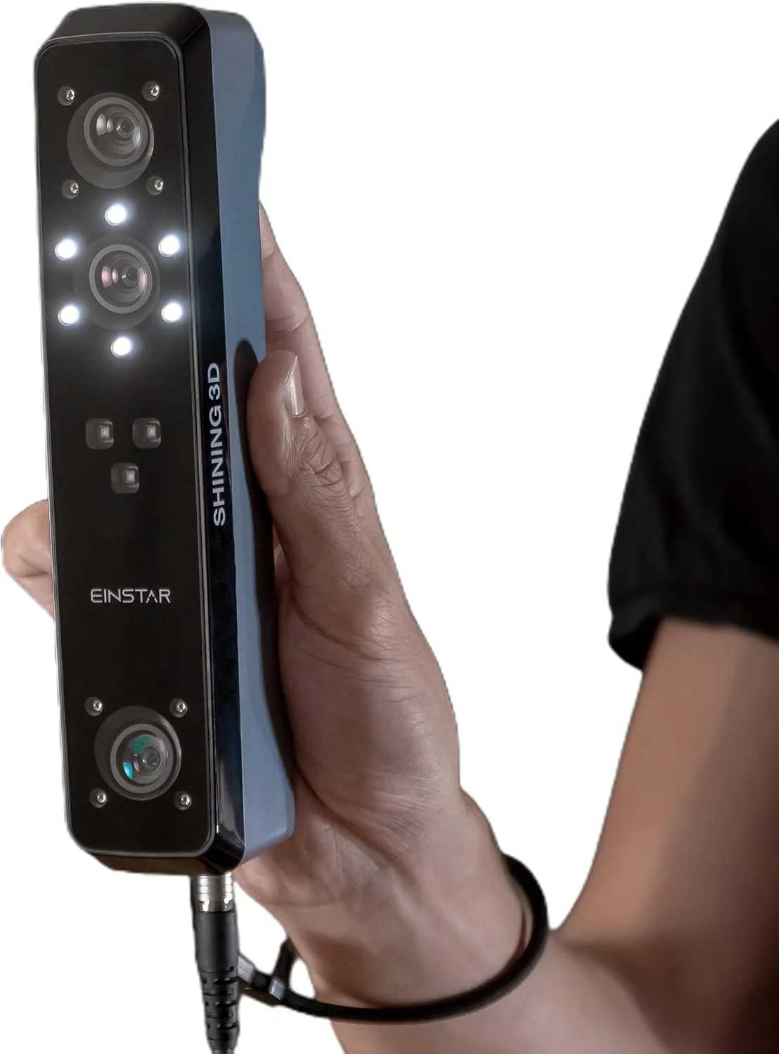 اسکنر سه بعدی دستی Shining 3D Einstar با فناوری پیشرفته جزئیات گرا، پشتیبانی از اسکن مو و بدن، سرعت اسکن تا 14 فریم در ثانیه، اسکنر سه بعدی جمع آوری داده با کیفیت بالا برای چاپگر سه بعدی اسکنر سه بعدی دستی Shining 3D Einstar با فناوری پیشرفته جزئیات گرا، پشتیبانی از اسکن مو و بدن، سرعت اسکن تا 14 فریم در ثانیه، اسکنر سه بعدی جمع آوری داده با کیفیت بالا برای چاپگر سه بعدی