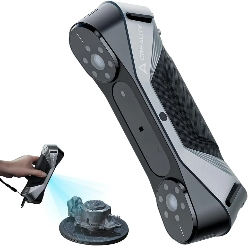 اسکنر سه بعدی Creality CR-Scan Raptor، اسکنر سه بعدی با دسته تقویت شده با خطوط لیزر آبی و دقت 0.02 میلی متر NIR 60FPS اسکن سه بعدی، ردیابی ضد لرزش 24 بیتی تمام رنگی برای iOS Mac اسکنر سه بعدی Creality CR-Scan Raptor، اسکنر سه بعدی با دسته تقویت شده با خطوط لیزر آبی و دقت 0.02 میلی متر NIR 60FPS اسکن سه بعدی، ردیابی ضد لرزش 24 بیتی تمام رنگی برای iOS Mac