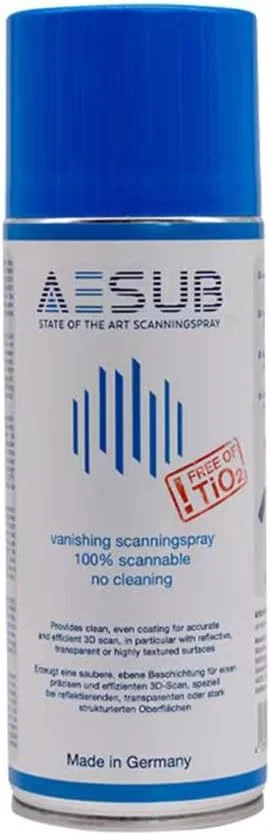 اسپری اسکن سه بعدی 3DTOOLS برای اسکنرهای سه بعدی Revopoint، برای سطوح بازتابنده، شفاف یا با بافت زیاد اسپری اسکن سه بعدی 3DTOOLS برای اسکنرهای سه بعدی Revopoint، برای سطوح بازتابنده، شفاف یا با بافت زیاد