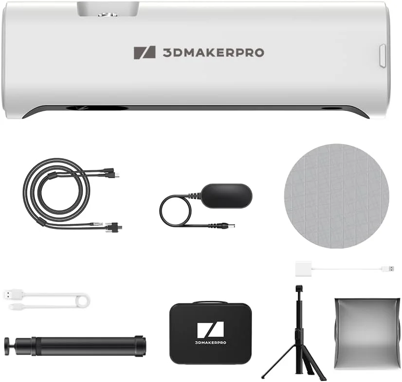 اسکنر سه بعدی 3DMakerpro Lynx با دقت 0.1 میلی متر، سرعت اسکن سریع 10 فریم در ثانیه با محدوده اسکن هوشمند بزرگ، نرم افزار اسکن سه بعدی رایگان، پشتیبانی از اسکن بدنه و بازسازی خودرو - کیت لوکس اسکنر سه بعدی 3DMakerpro Lynx با دقت 0.1 میلی متر، سرعت اسکن سریع 10 فریم در ثانیه با محدوده اسکن هوشمند بزرگ، نرم افزار اسکن سه بعدی رایگان، پشتیبانی از اسکن بدنه و بازسازی خودرو - کیت لوکس