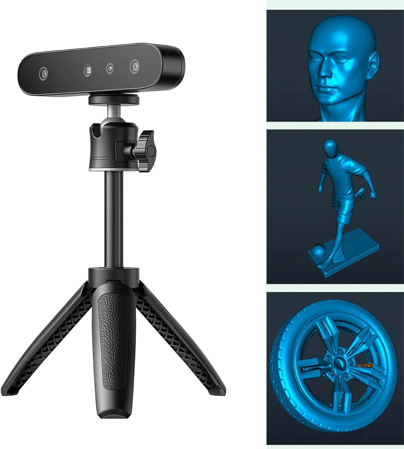 اسکنر سه بعدی، اسکنر دستی قابل حمل ضد لرزش با سرعت اسکن 30 فریم در ثانیه، دقت 0.1 میلی متر، تمام رنگی برای چاپ سه بعدی، پشتیبانی از ویندوز و سیستم عامل X اسکنر سه بعدی، اسکنر دستی قابل حمل ضد لرزش با سرعت اسکن 30 فریم در ثانیه، دقت 0.1 میلی متر، تمام رنگی برای چاپ سه بعدی، پشتیبانی از ویندوز و سیستم عامل X