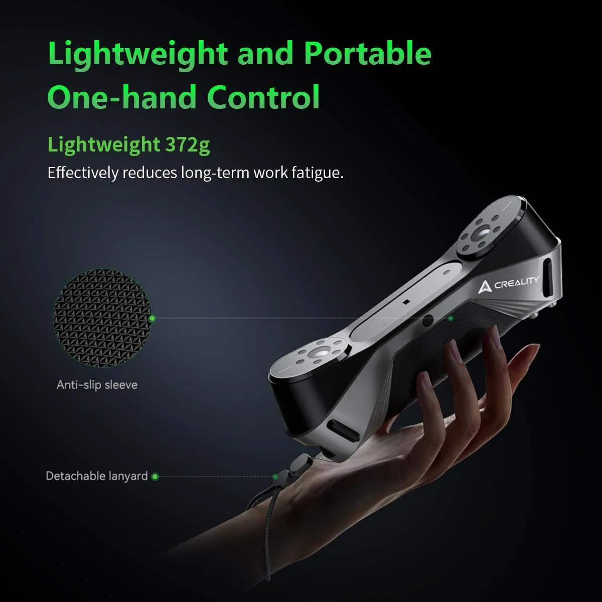 اسکنر سه بعدی Crealty مدل CR Scan Raptor برای اسکن مو و بدن، سرعت اسکن تا 60 فریم بر ثانیه و دقت 0.02 میلی متر، نور آبی صنعتی، اسکن با کیفیت بالا اسکنر سه بعدی Crealty مدل CR Scan Raptor برای اسکن مو و بدن، سرعت اسکن تا 60 فریم بر ثانیه و دقت 0.02 میلی متر، نور آبی صنعتی، اسکن با کیفیت بالا