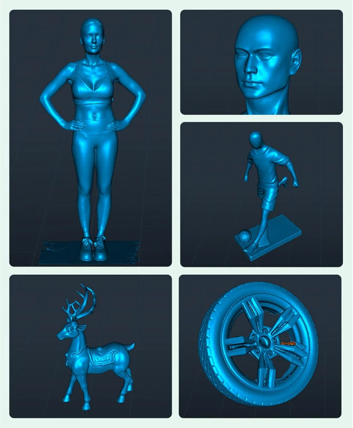 اسکنر سه بعدی دستی Eujgoov با تکنولوژی ضد لرزش، دوربین 2 مگاپیکسلی تمام رنگی، قابل حمل برای خودروها و اشیاء فلزی اسکنر سه بعدی دستی Eujgoov با تکنولوژی ضد لرزش، دوربین 2 مگاپیکسلی تمام رنگی، قابل حمل برای خودروها و اشیاء فلزی