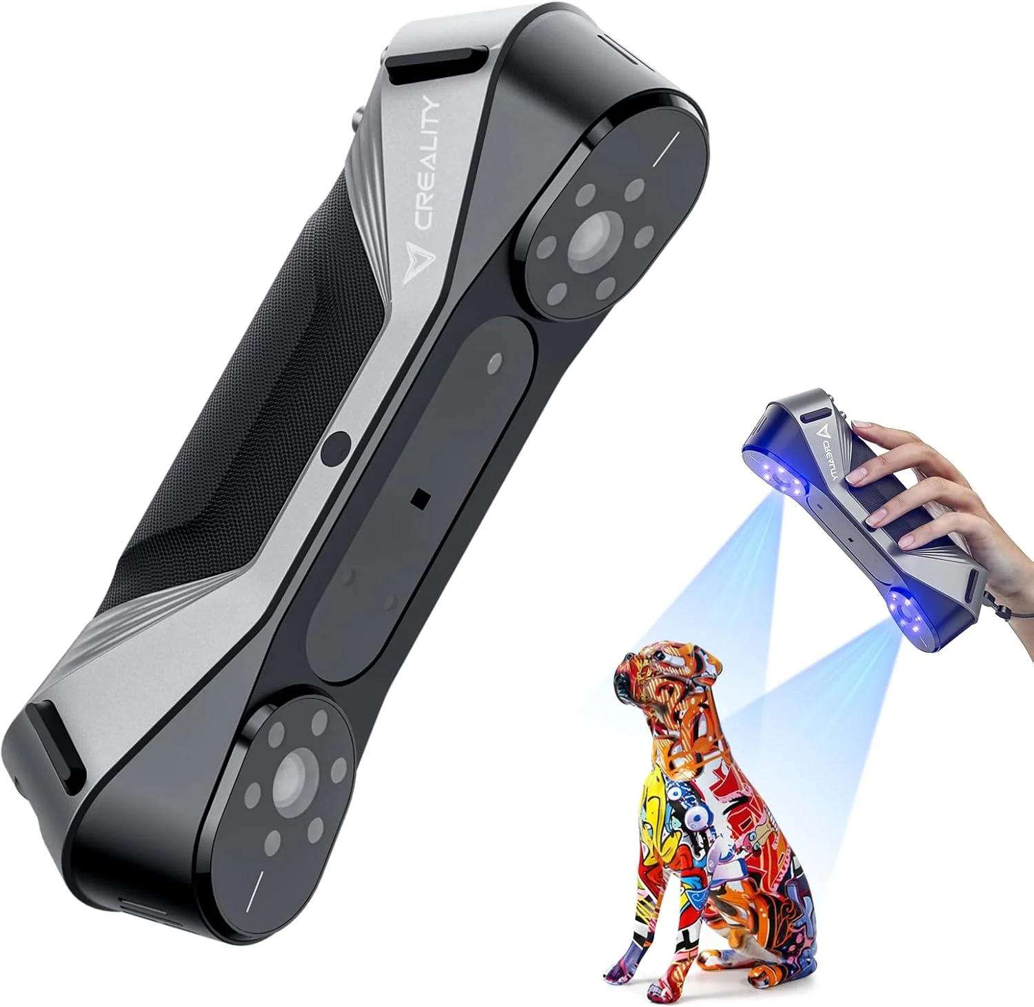 اسکنر سه بعدی Creality CR-Scan Raptor برای پرینت سه بعدی، اسکنر دستی ارتقا یافته با دقت 0.02 میلی متر، ردیابی ضد لرزش، سرعت اسکن تا 60 فریم در ثانیه برای اشیاء بین 5 تا 2000 میلی متر برای ویندوز و macOS اسکنر سه بعدی Creality CR-Scan Raptor برای پرینت سه بعدی، اسکنر دستی ارتقا یافته با دقت 0.02 میلی متر، ردیابی ضد لرزش، سرعت اسکن تا 60 فریم در ثانیه برای اشیاء بین 5 تا 2000 میلی متر برای ویندوز و macOS