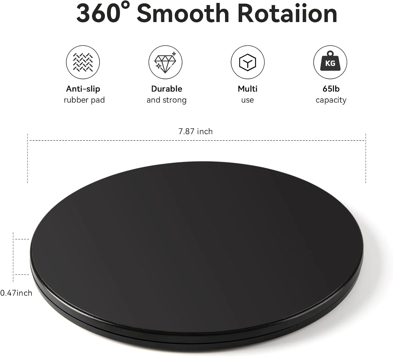 صفحه گردان Creality برای اسکنر سه بعدی، صفحه گردان تنبل سوزان، پلتفرم چرخان دستی 7.8 اینچ/0.46 پوند، پشتیبانی از بار تا 50 کیلوگرم برای مدل سه بعدی و اسکن سه بعدی صفحه گردان Creality برای اسکنر سه بعدی، صفحه گردان تنبل سوزان، پلتفرم چرخان دستی 7.8 اینچ/0.46 پوند، پشتیبانی از بار تا 50 کیلوگرم برای مدل سه بعدی و اسکن سه بعدی