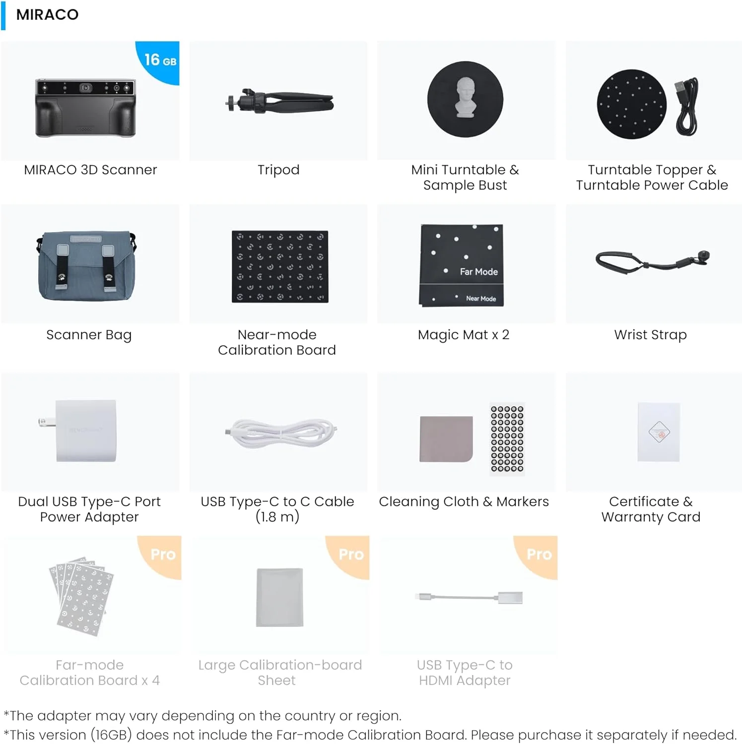 اسکنر سه بعدی Revopoint MIRACO برای چاپ سه بعدی دستی، اسکنر چاپگر سه بعدی بی سیم، دقت تا 0.03 میلی متر، اسکن تمام رنگی برای اشیاء کوچک تا بزرگ، تست QuickSurface 30 اسکنر سه بعدی Revopoint MIRACO برای چاپ سه بعدی دستی، اسکنر چاپگر سه بعدی بی سیم، دقت تا 0.03 میلی متر، اسکن تمام رنگی برای اشیاء کوچک تا بزرگ، تست QuickSurface 30