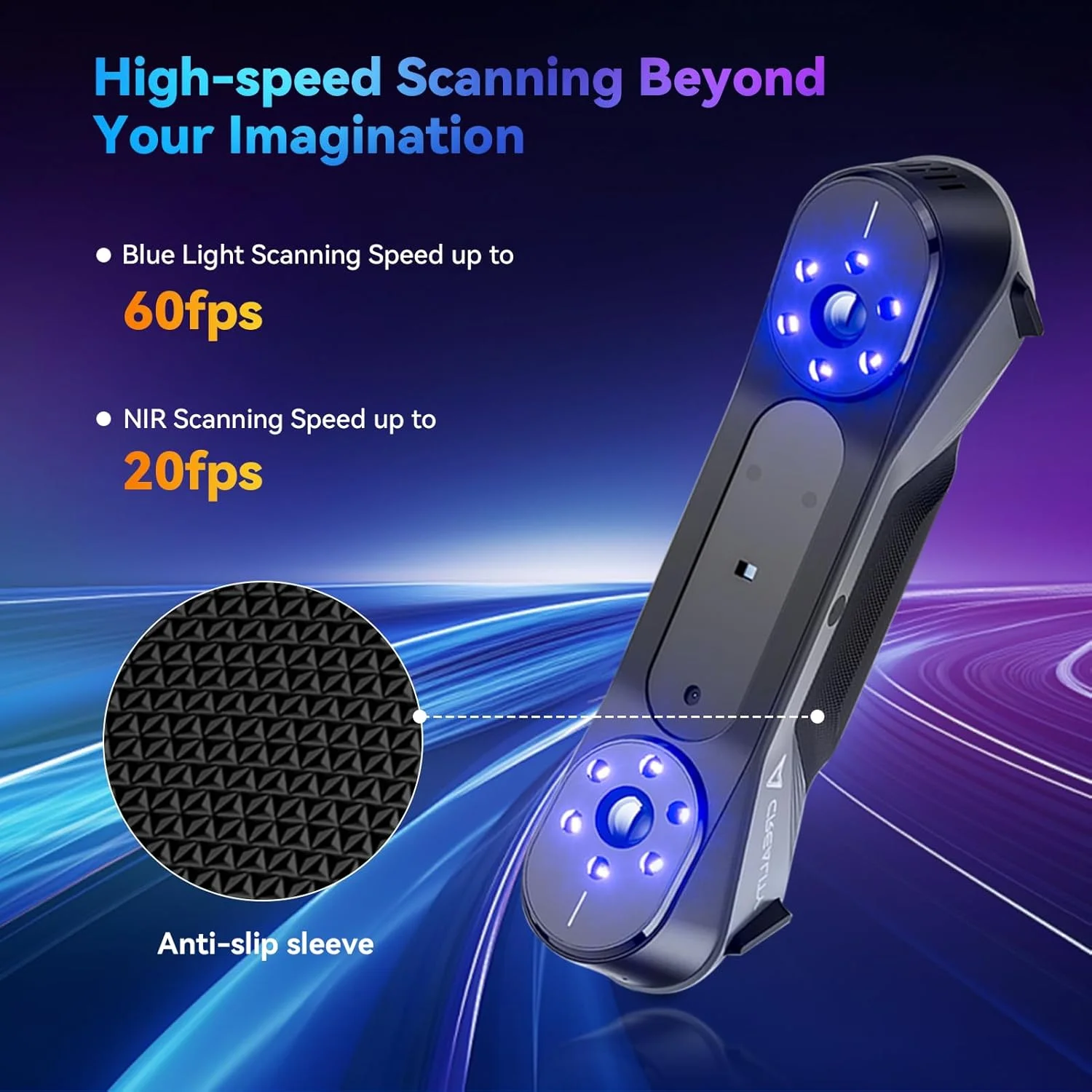 اسکنر سه بعدی Creality CR-Scan Raptor برای پرینت سه بعدی، اسکنر دستی ارتقا یافته با دقت 0.02 میلی متر، ردیابی ضد لرزش، سرعت اسکن تا 60 فریم در ثانیه برای اشیاء بین 5 تا 2000 میلی متر برای ویندوز و macOS اسکنر سه بعدی Creality CR-Scan Raptor برای پرینت سه بعدی، اسکنر دستی ارتقا یافته با دقت 0.02 میلی متر، ردیابی ضد لرزش، سرعت اسکن تا 60 فریم در ثانیه برای اشیاء بین 5 تا 2000 میلی متر برای ویندوز و macOS