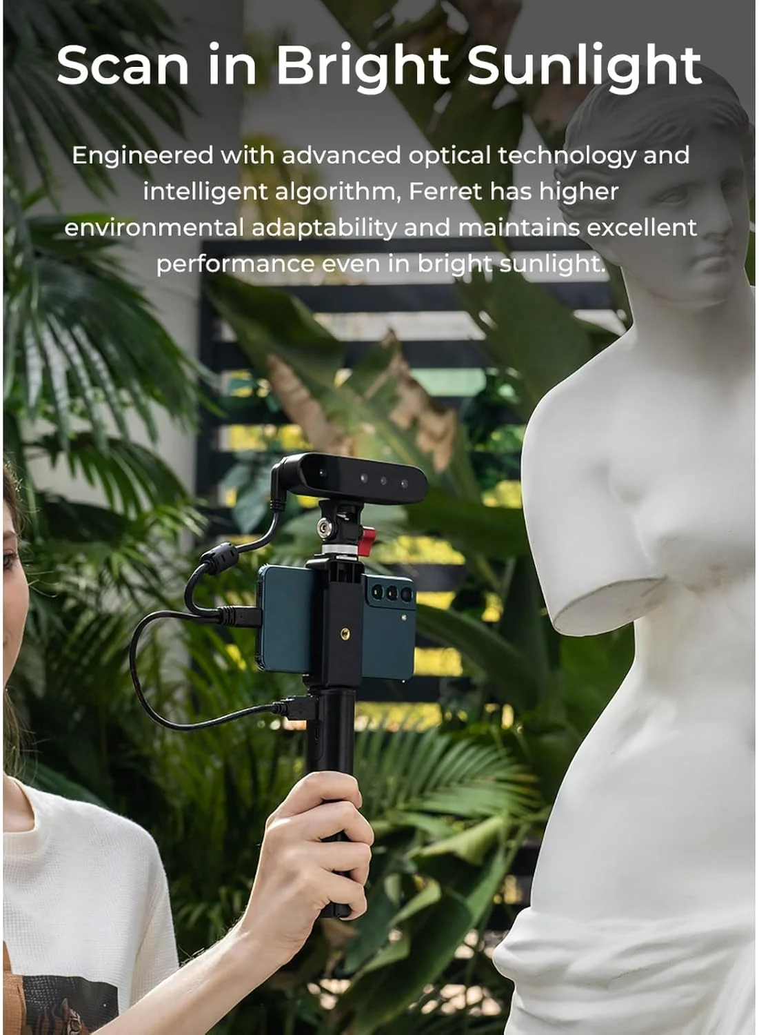 اسکنر سه بعدی با دقت بالای FKNFGTWO، دقت 0.1 میلیمتر و سرعت اسکن 30 فریم در ثانیه، اسکن دو حالته، صفحه گردان قابل حمل، اسکنر استریو رنگی سه بعدی پرتره اسکنر سه بعدی با دقت بالای FKNFGTWO، دقت 0.1 میلیمتر و سرعت اسکن 30 فریم در ثانیه، اسکن دو حالته، صفحه گردان قابل حمل، اسکنر استریو رنگی سه بعدی پرتره