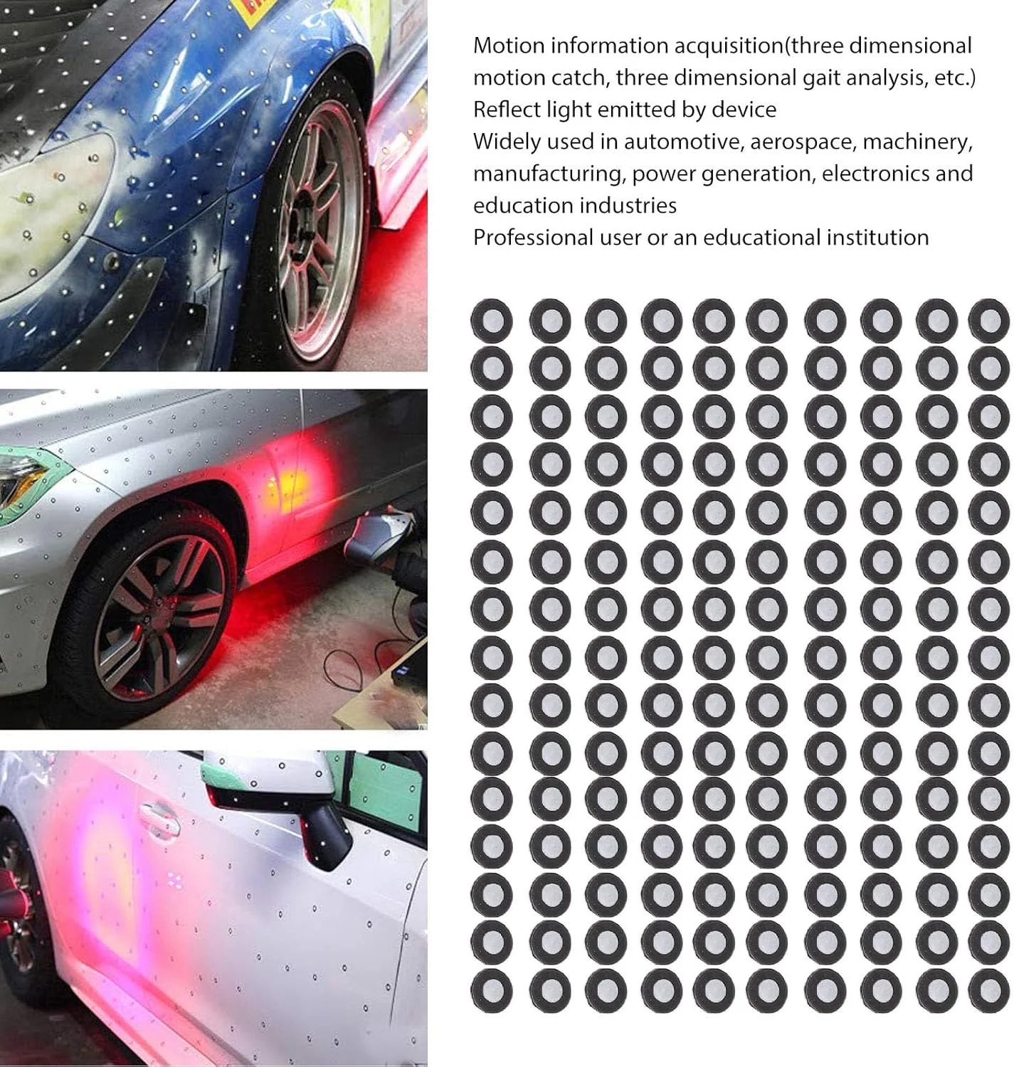 150 عدد نشانگر اسکن سه بعدی، شناسه داخلی 3 میلی متر، شناسه خارجی 6 میلی متر، نشانگرهای بازتابنده اسکن سه بعدی، نقاط ردیابی اسکن سه بعدی بازتابنده برای اسکنر سه بعدی 150 عدد نشانگر اسکن سه بعدی، شناسه داخلی 3 میلی متر، شناسه خارجی 6 میلی متر، نشانگرهای بازتابنده اسکن سه بعدی، نقاط ردیابی اسکن سه بعدی بازتابنده برای اسکنر سه بعدی