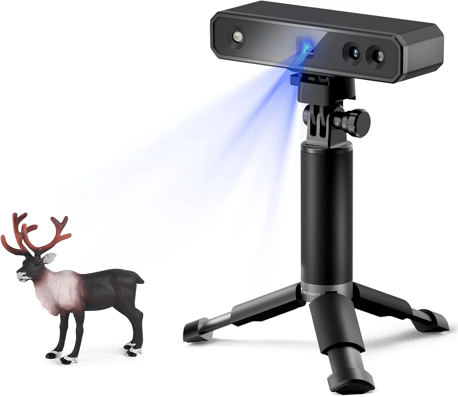 اسکنر سه بعدی دستی BLOSSS نور آبی صنعتی برای چاپ سه بعدی، دقت 0.02 میلی متر، سرعت اسکن 10 فریم بر ثانیه، اسکنر سه بعدی رومیزی برای چاپ سه بعدی رنگی، اسکن چهره و بدن