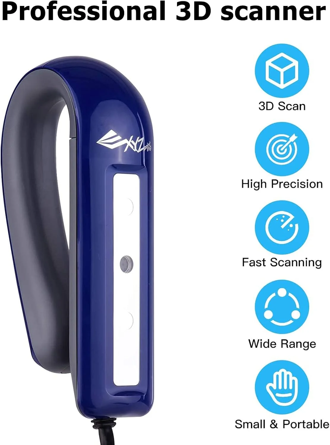 اسکنر مدل سازی سه بعدی دستی سازگار با خروجی چاپ سه بعدی اسکنر مدل سازی سه بعدی 2.0 دقت بالا USB Plug&Play اسکنر مدل سازی سه بعدی دستی سازگار با خروجی چاپ سه بعدی اسکنر مدل سازی سه بعدی 2.0 دقت بالا USB Plug&Play
