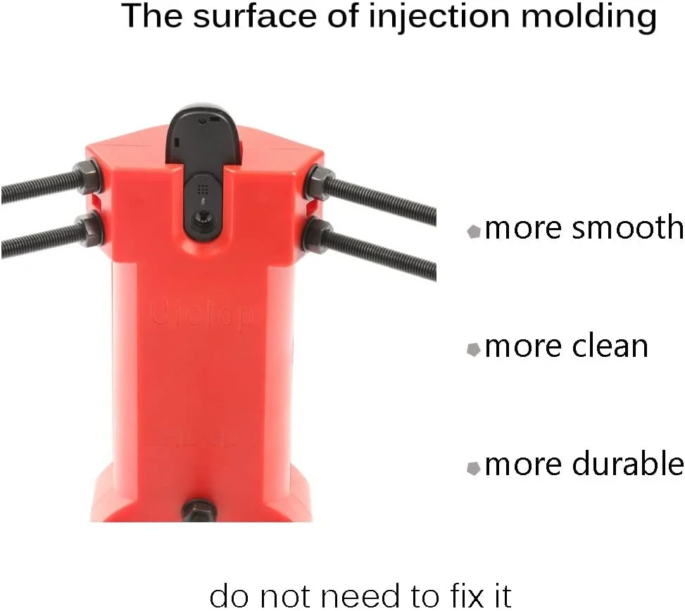 کیت اسکنر سه بعدی STUFY Mini 3D Scanner Open Source DIY برای پرینتر سه بعدی، طراحان و مهندسان، اسکنر سه بعدی پایه DIY، پلاستیک های قالب گیری تزریقی قرمز، مدل سازی اسکن پرینت سه بعدی