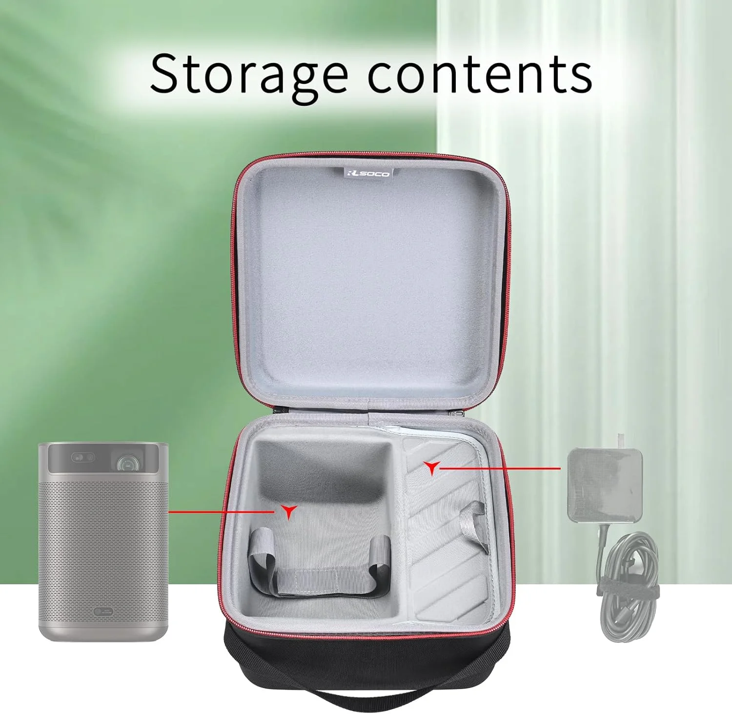 کیف حمل RLSOCO برای پروژکتور قابل حمل XGIMI MoGo 2 Mini/MoGo 2 Pro (فقط کیف) کیف حمل RLSOCO برای پروژکتور قابل حمل XGIMI MoGo 2 Mini/MoGo 2 Pro (فقط کیف)