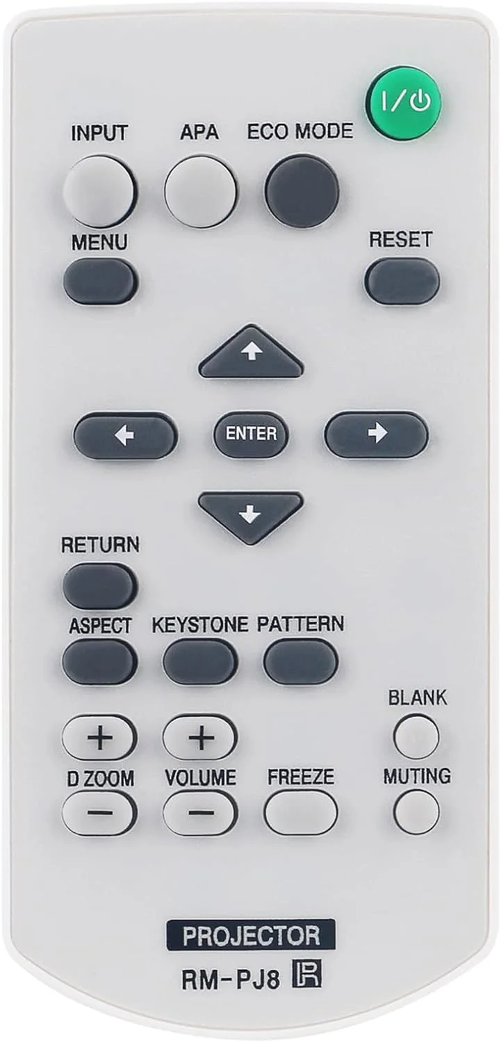 ریموت کنترل جایگزین Allimity RM-PJ8 مناسب برای پروژکتورهای سونی مدل VPL-EW235 VPL-EX295 VPL-EX290 VPL-CH375 VPL-CX236 VPL-DX140 VPL-DW125 VPL-EW226 VPL-EW276 ریموت کنترل جایگزین Allimity RM-PJ8 مناسب برای پروژکتورهای سونی مدل VPL-EW235 VPL-EX295 VPL-EX290 VPL-CH375 VPL-CX236 VPL-DX140 VPL-DW125 VPL-EW226 VPL-EW276