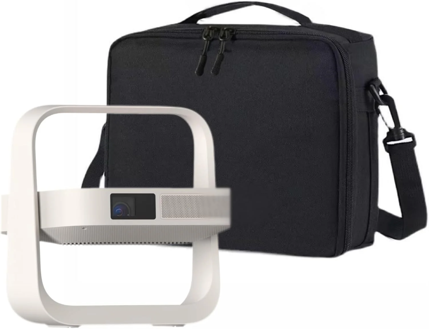 کیف حمل سخت Rokeblau برای پروژکتور جدید XGIMI Elfin Flip 2024 و پایه پروژکتور چند زاویه ای، ضد آب، ضد ضربه با فضای جداگانه (مشکی) کیف حمل سخت Rokeblau برای پروژکتور جدید XGIMI Elfin Flip 2024 و پایه پروژکتور چند زاویه ای، ضد آب، ضد ضربه با فضای جداگانه (مشکی)