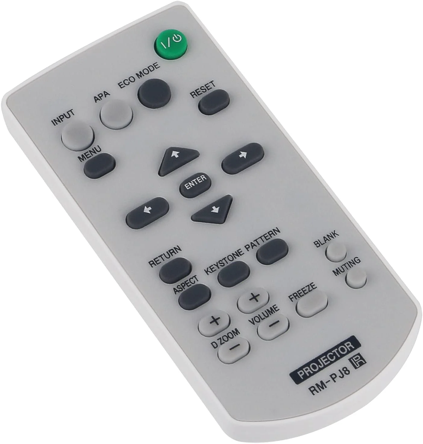 ریموت کنترل جایگزین RM-PJ8 برای پروژکتورهای سونی مدل های VPL-EX2 ES3 ES7 EX50 EW50 EX100 EX130 VPL-EX345 VPL-PXZ10 VPL-CX63 VPL-CX70 VPL-CX71 VPL-CX80 VPL-EX10 VPL-EX175 VPL-EX121 VPL-EX146 VPL-EX7 VPL-ES1 VPL-ES2