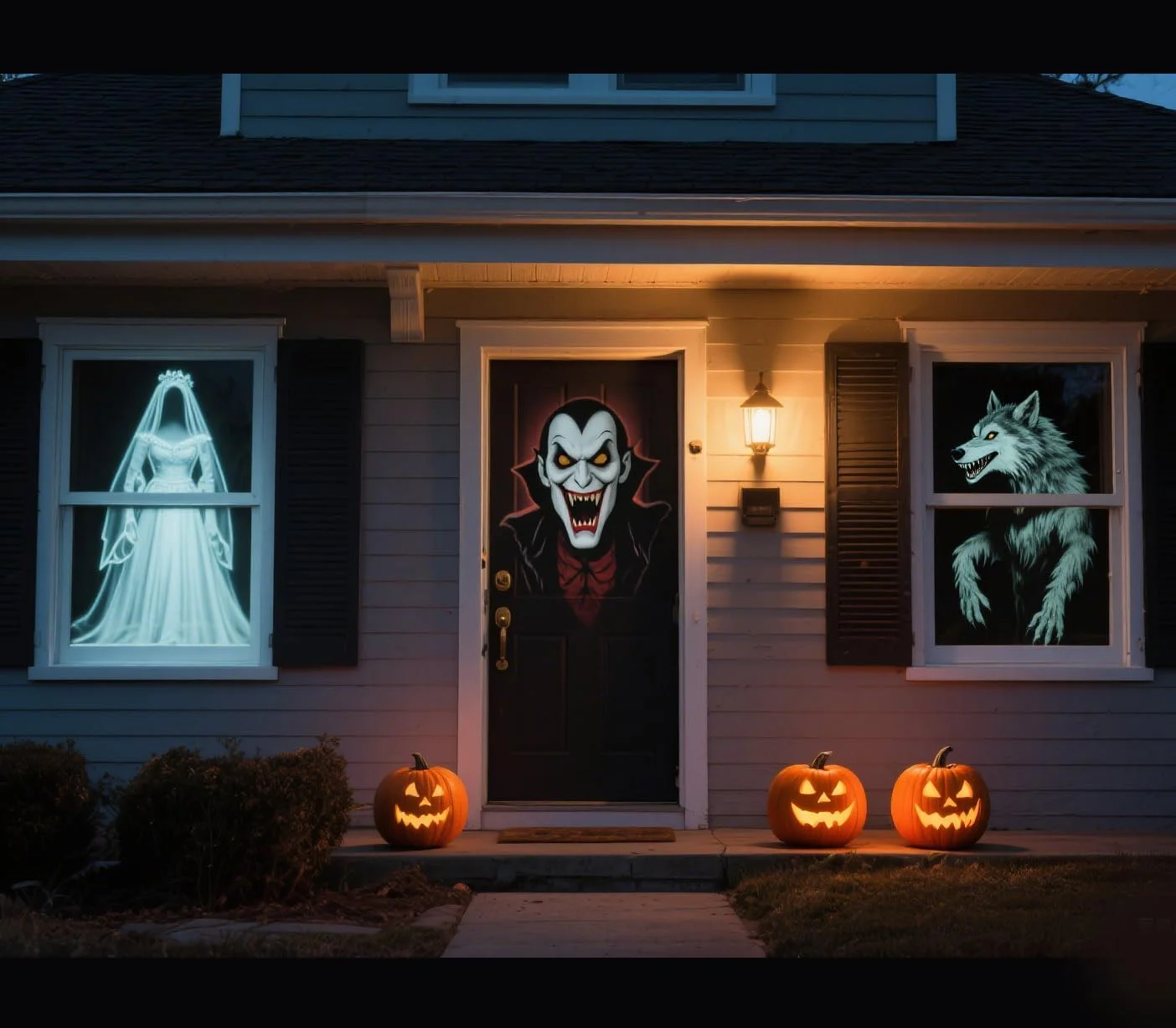 پرده نمایش پروژکتور هولوگرافیک RODASS: پرده نمایش تاشو و قابل حمل ضد چروک برای نمایش ویدیوهای هالووین و شب فیلم (120 اینچ)