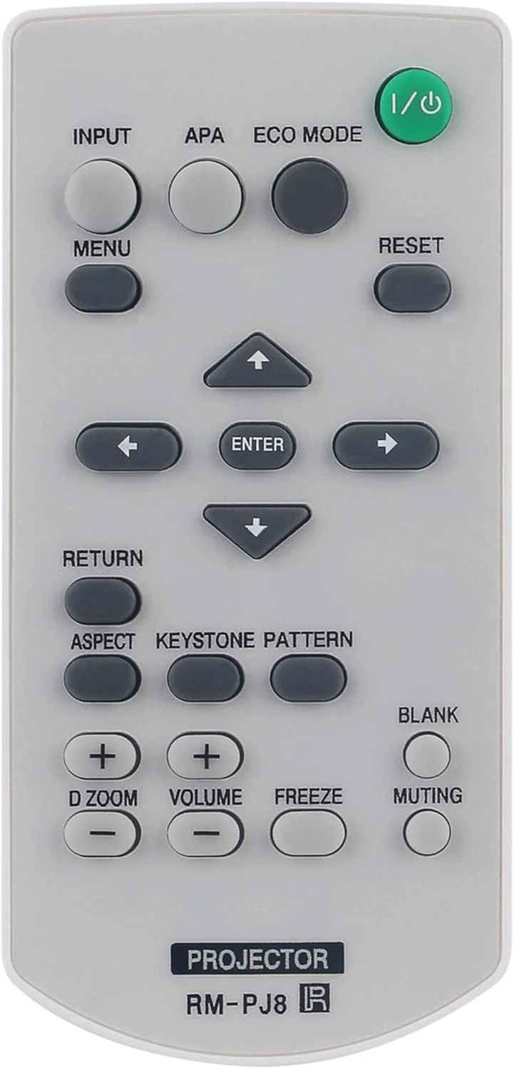 ریموت کنترل جایگزین RM-PJ8 RM-PJ8CN مناسب برای پروژکتور سونی مدل های VPL-CH350 VPL-EX245 VPL-EW225 VPL-SW620 VPL-CH353 VPL-EX246 VPL-EW226 VPL-SW620C VPL-CH355 VPL-EX255 VPL-EW235 VPL-SW630 VPL-EX271 VPL-EW245 ریموت کنترل جایگزین RM-PJ8 RM-PJ8CN مناسب برای پروژکتور سونی مدل های VPL-CH350 VPL-EX245 VPL-EW225 VPL-SW620 VPL-CH353 VPL-EX246 VPL-EW226 VPL-SW620C VPL-CH355 VPL-EX255 VPL-EW235 VPL-SW630 VPL-EX271 VPL-EW245