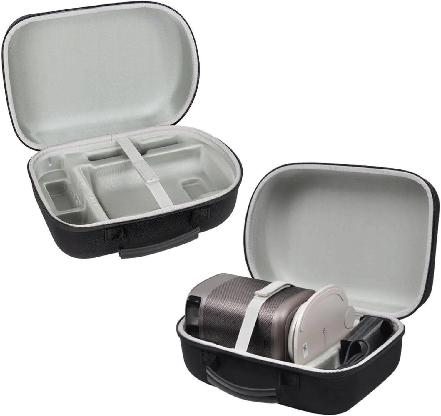 کیف سخت روکش دار Rokeblau برای پروژکتور XGIMI MOGO 2/XGIMI MOGO 2 Pro، ضد ضربه EVA، ضد آب، حمل آسان با کمربند توری قابل حمل، ظرفیت بزرگ برای نگهداری پروژکتور و لوازم جانبی کیف سخت روکش دار Rokeblau برای پروژکتور XGIMI MOGO 2/XGIMI MOGO 2 Pro، ضد ضربه EVA، ضد آب، حمل آسان با کمربند توری قابل حمل، ظرفیت بزرگ برای نگهداری پروژکتور و لوازم جانبی