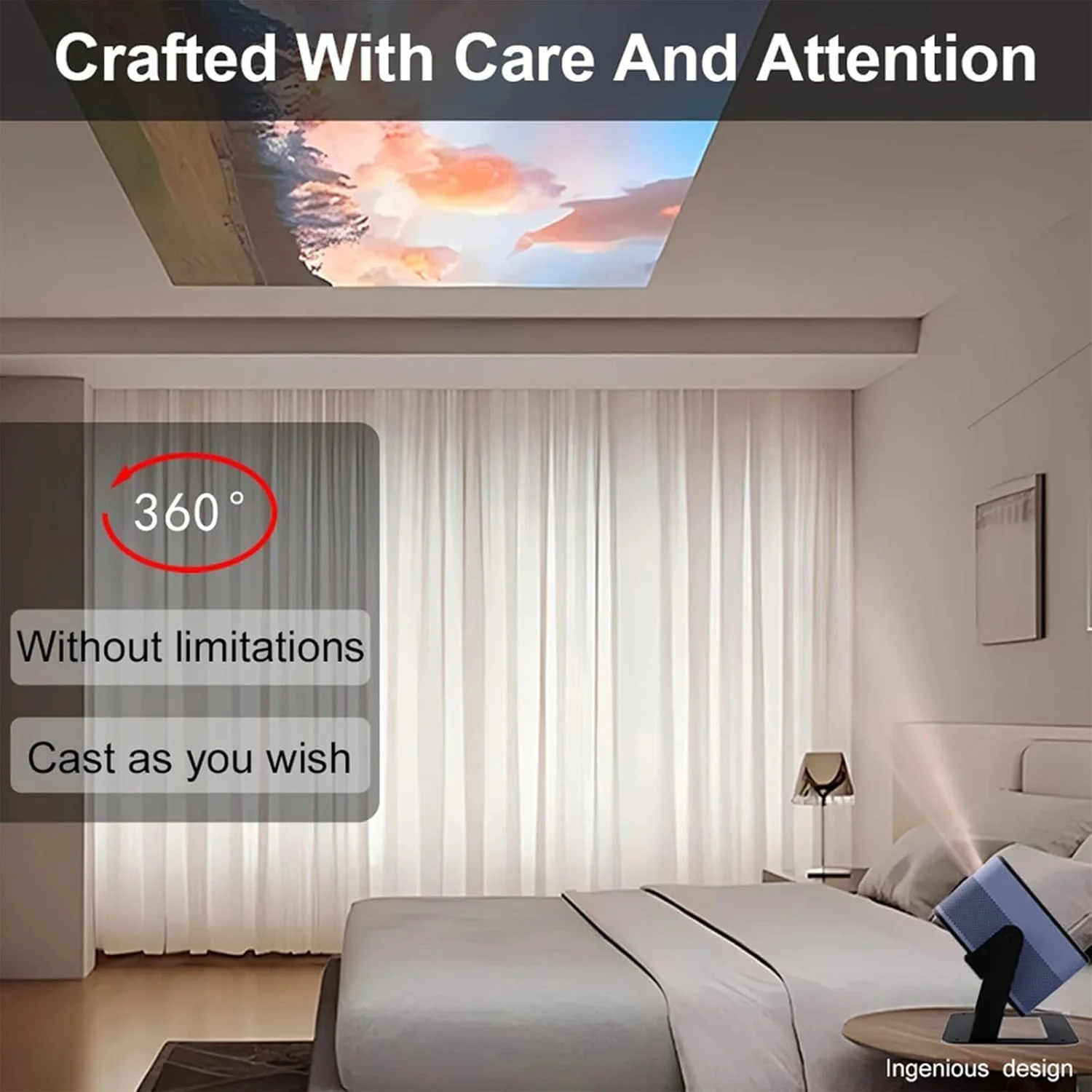 پایه نگهدارنده پروژکتور با قابلیت چرخش 360 درجه، بادوام، آلومینیومی، نصب آسان، مناسب برای هر اتاق، پایه پروژکتور برای دفتر پایه نگهدارنده پروژکتور با قابلیت چرخش 360 درجه، بادوام، آلومینیومی، نصب آسان، مناسب برای هر اتاق، پایه پروژکتور برای دفتر