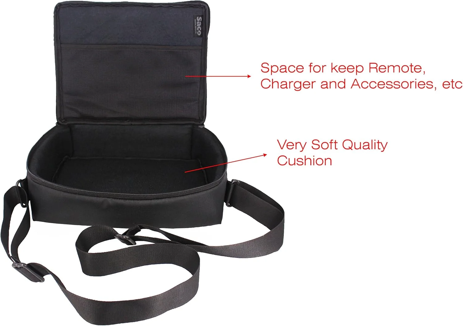 کیف حمل رودوشی ساکو برای پروژکتور ال ای دی اچ دی Egate I9 Miracast - آبی