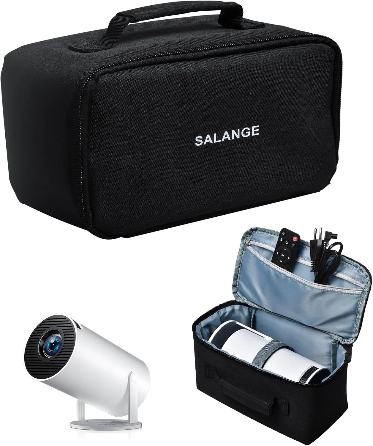 کیف حمل پروژکتور سالنگ مناسب برای پروژکتور HY320/HY300، کیف مسافرتی سخت با طراحی دو لایه برای منزل، فضای باز، ضد آب/ضد گرد و غبار/ضد ضربه، کیف حمل قابل حمل محافظ، مشکی کیف حمل پروژکتور سالنگ مناسب برای پروژکتور HY320/HY300، کیف مسافرتی سخت با طراحی دو لایه برای منزل، فضای باز، ضد آب/ضد گرد و غبار/ضد ضربه، کیف حمل قابل حمل محافظ، مشکی