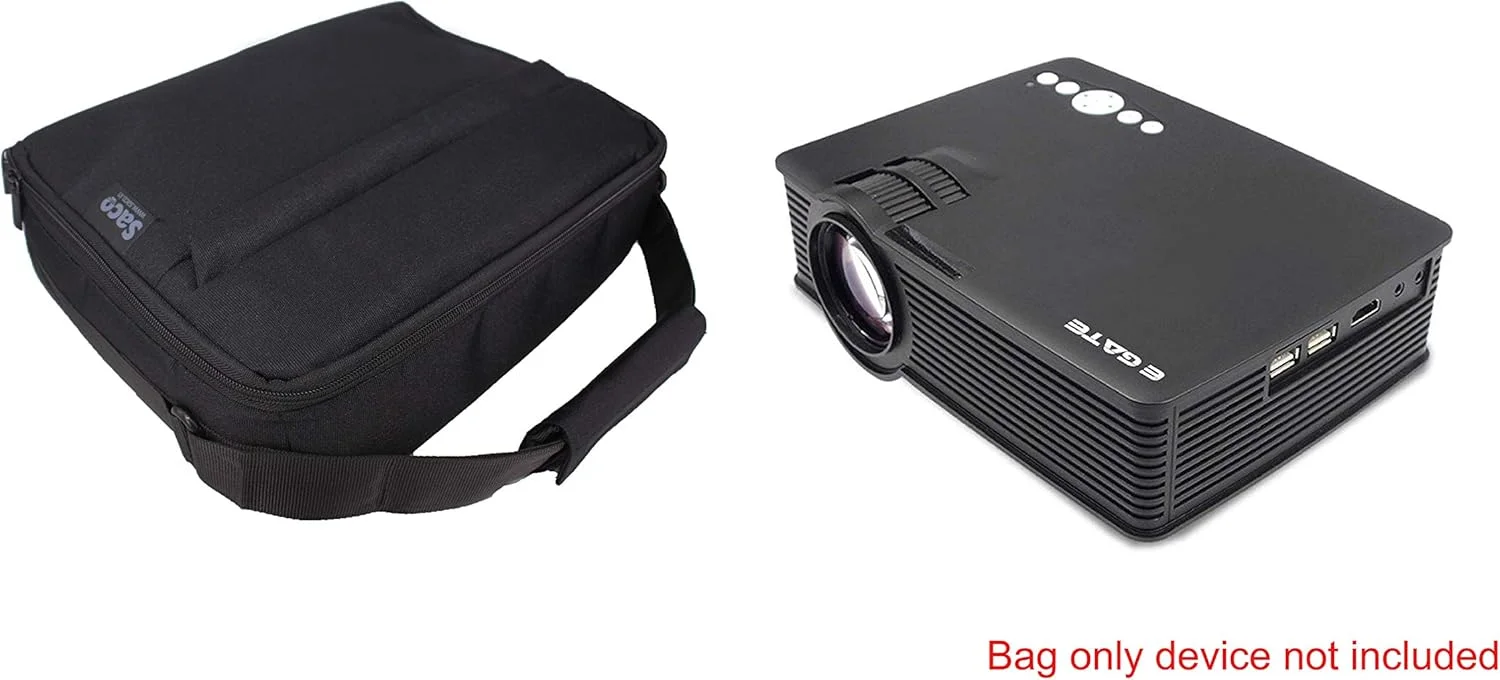 کیف حمل رودوشی ساکو برای پروژکتور ویدئویی مینی ال ای دی Punnkk، پروژکتور ویدئویی سینمای خانگی چندرسانهای - مشکی کیف حمل رودوشی ساکو برای پروژکتور ویدئویی مینی ال ای دی Punnkk، پروژکتور ویدئویی سینمای خانگی چندرسانهای - مشکی