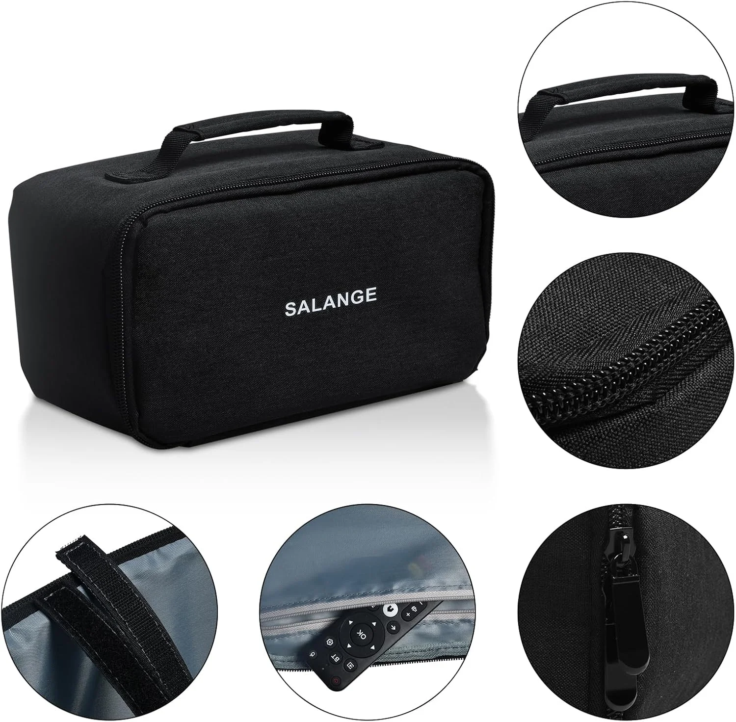 کیف حمل پروژکتور سالنگ مناسب برای پروژکتور HY320/HY300، کیف مسافرتی سخت با طراحی دو لایه برای منزل، فضای باز، ضد آب/ضد گرد و غبار/ضد ضربه، کیف حمل قابل حمل محافظ، مشکی کیف حمل پروژکتور سالنگ مناسب برای پروژکتور HY320/HY300، کیف مسافرتی سخت با طراحی دو لایه برای منزل، فضای باز، ضد آب/ضد گرد و غبار/ضد ضربه، کیف حمل قابل حمل محافظ، مشکی