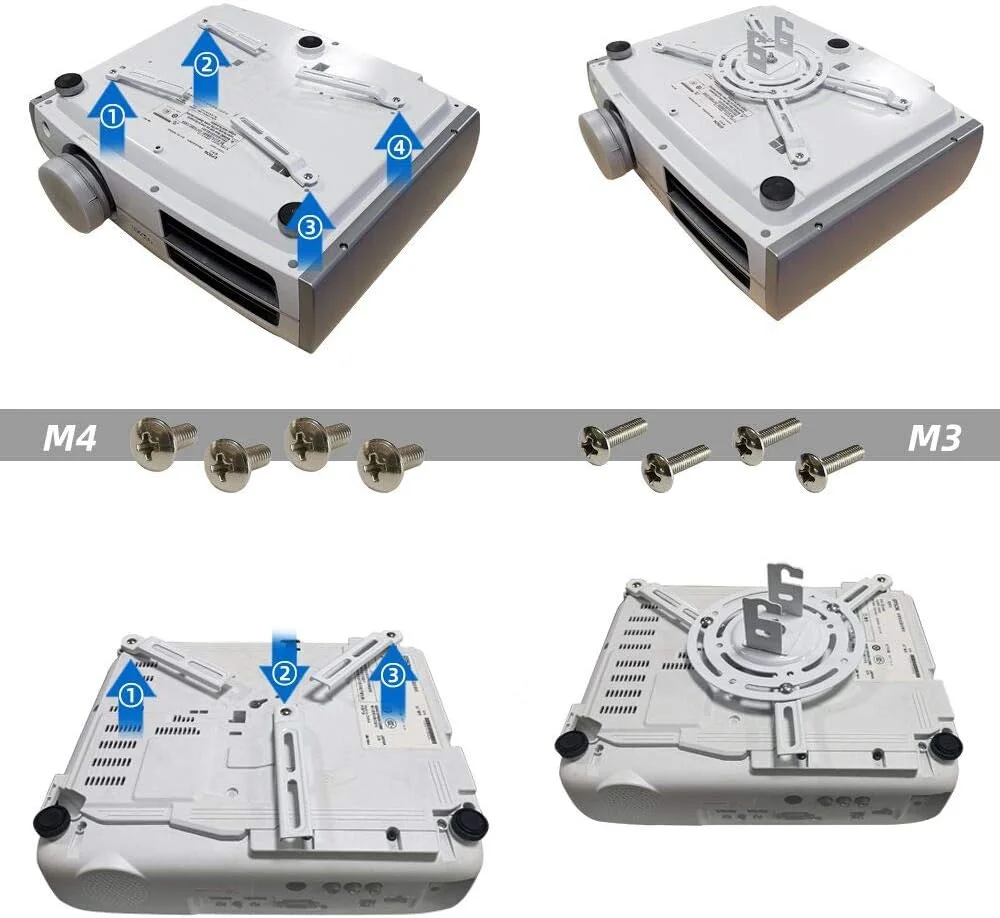 پایه سقفی پروژکتور یونیورسال با حرکت کامل و ارتفاع قابل تنظیم 84 تا 150 سانتی متر، حداکثر وزن 10 کیلوگرم و بازوهای قابل افزایش، قابلیت چرخش و شیب برای پروژکتورهای خانگی و اداری پایه سقفی پروژکتور یونیورسال با حرکت کامل و ارتفاع قابل تنظیم 84 تا 150 سانتی متر، حداکثر وزن 10 کیلوگرم و بازوهای قابل افزایش، قابلیت چرخش و شیب برای پروژکتورهای خانگی و اداری