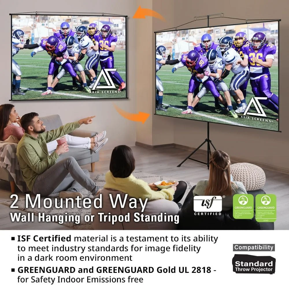 پرده نمایش پروژکتور قابل حمل 96 اینچی آکیا با پایه سه پایه 4:3 16:9 8K 4K HD مشکی، قابل نصب روی دیوار، به همراه کیف، مناسب برای فیلم، سینمای خانگی، دفتر کار مدل AK-T96SLITE پرده نمایش پروژکتور قابل حمل 96 اینچی آکیا با پایه سه پایه 4:3 16:9 8K 4K HD مشکی، قابل نصب روی دیوار، به همراه کیف، مناسب برای فیلم، سینمای خانگی، دفتر کار مدل AK-T96SLITE