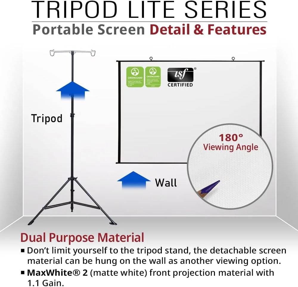 پرده نمایش پروژکتور قابل حمل 96 اینچی آکیا با پایه سه پایه 4:3 16:9 8K 4K HD مشکی، قابل نصب روی دیوار، به همراه کیف، مناسب برای فیلم، سینمای خانگی، دفتر کار مدل AK-T96SLITE پرده نمایش پروژکتور قابل حمل 96 اینچی آکیا با پایه سه پایه 4:3 16:9 8K 4K HD مشکی، قابل نصب روی دیوار، به همراه کیف، مناسب برای فیلم، سینمای خانگی، دفتر کار مدل AK-T96SLITE