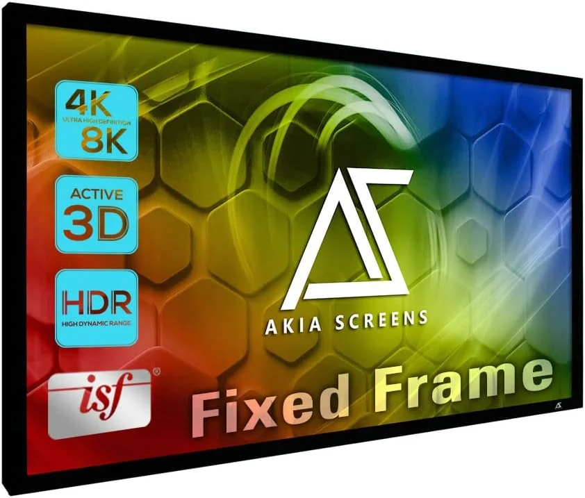 پرده نمایش ثابت آکیا، ۱۱۰ اینچ، نسبت تصویر ۱۶:۹، آماده برای 8K 4K Ultra HD 3D، نصب دیواری، CINEWHITE UHD-B 110، مناسب برای فیلم، ویدیو، سینمای خانگی، اداره، AK-FF110WH2 پرده نمایش ثابت آکیا، ۱۱۰ اینچ، نسبت تصویر ۱۶:۹، آماده برای 8K 4K Ultra HD 3D، نصب دیواری، CINEWHITE UHD-B 110، مناسب برای فیلم، ویدیو، سینمای خانگی، اداره، AK-FF110WH2