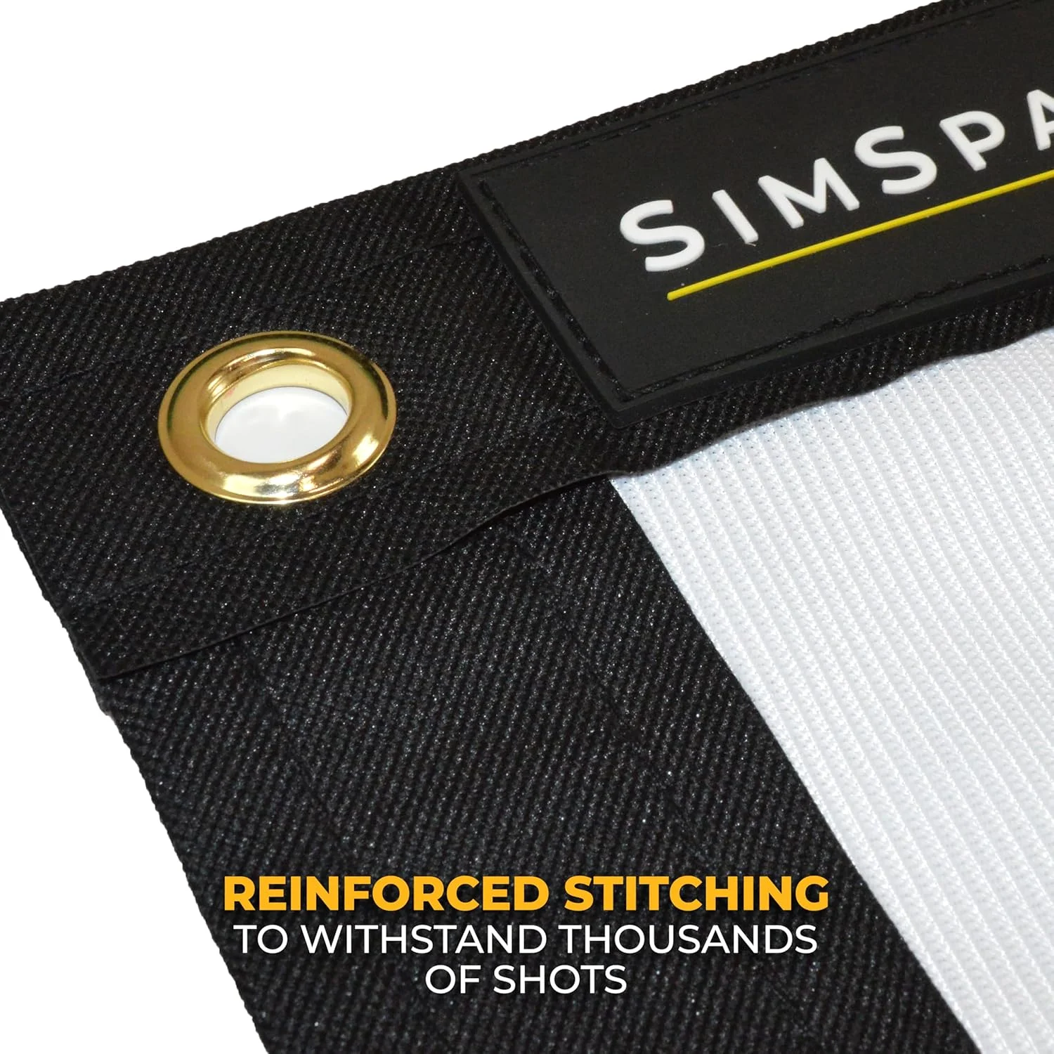 پرده نمایش گلف SimSpace - پرده پروژکتور سفید برای شبیه ساز گلف خانگی، پرده ای محکم و بادوام، پرده شبیه ساز گلف، پرده پروژکتور HD برای تمرین گلف پرده نمایش گلف SimSpace - پرده پروژکتور سفید برای شبیه ساز گلف خانگی، پرده ای محکم و بادوام، پرده شبیه ساز گلف، پرده پروژکتور HD برای تمرین گلف