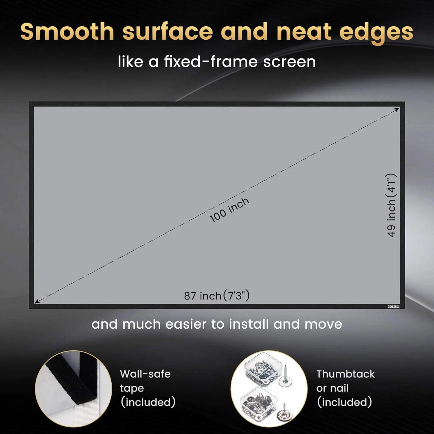 پرده نمایش پروژکتور ALR جدید SilverMagic 2024 - قاب ثابت شبیه و قابل نصب روی دیوار - کنتراست بالا 70% ALR روشنایی بالا 2.7X بهره - صفحه نمایش خاکستری 100 اینچ 16:9 - پرده نمایش پروژکتور ALR جدید SilverMagic 2024 - قاب ثابت شبیه و قابل نصب روی دیوار - کنتراست بالا 70% ALR روشنایی بالا 2.7X بهره - صفحه نمایش خاکستری 100 اینچ 16:9 -