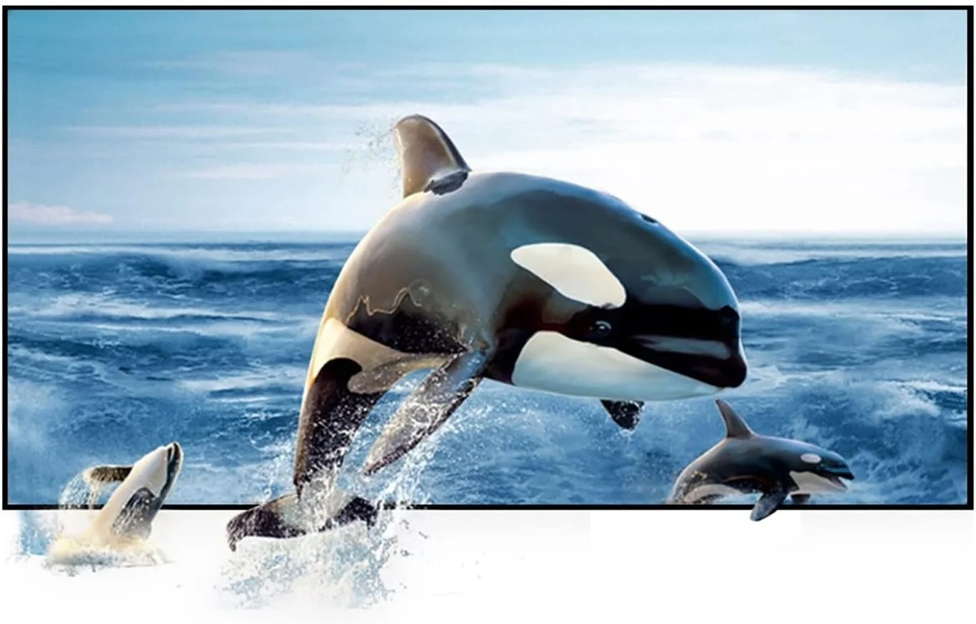 پرده نمایش پروژکتور SJHDKLW در اندازه های 72 اینچ، 84 اینچ، 100 اینچ، 120 اینچ و 130 اینچ، از جنس پارچه بازتابنده، افزایش روشنایی برای سینمای خانگی (84 اینچ) پرده نمایش پروژکتور SJHDKLW در اندازه های 72 اینچ، 84 اینچ، 100 اینچ، 120 اینچ و 130 اینچ، از جنس پارچه بازتابنده، افزایش روشنایی برای سینمای خانگی (84 اینچ)