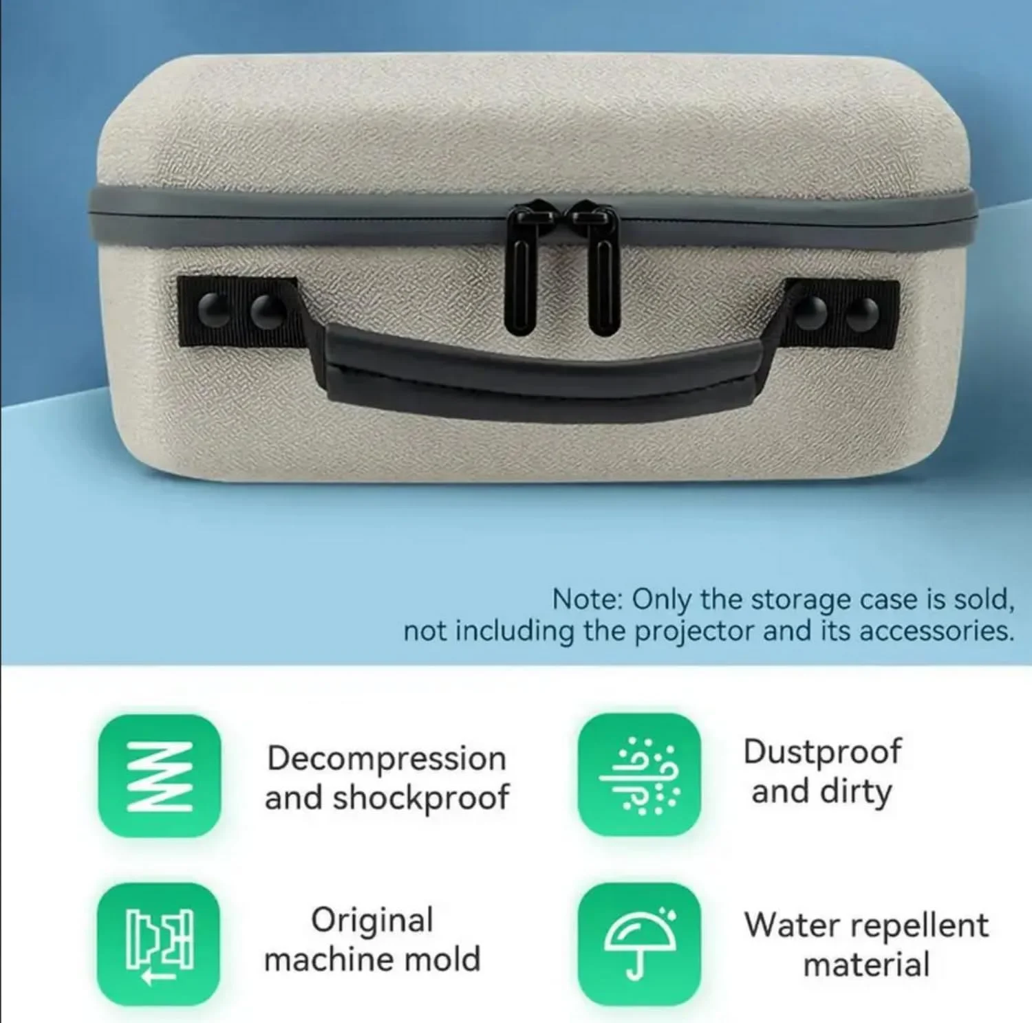 کیف حمل قابل حمل SKEIDO EVA برای پروژکتور سامسونگ TheFreestyle، ضد آب، ضد ضربه و ضد گرد و غبار کیف حمل قابل حمل SKEIDO EVA برای پروژکتور سامسونگ TheFreestyle، ضد آب، ضد ضربه و ضد گرد و غبار