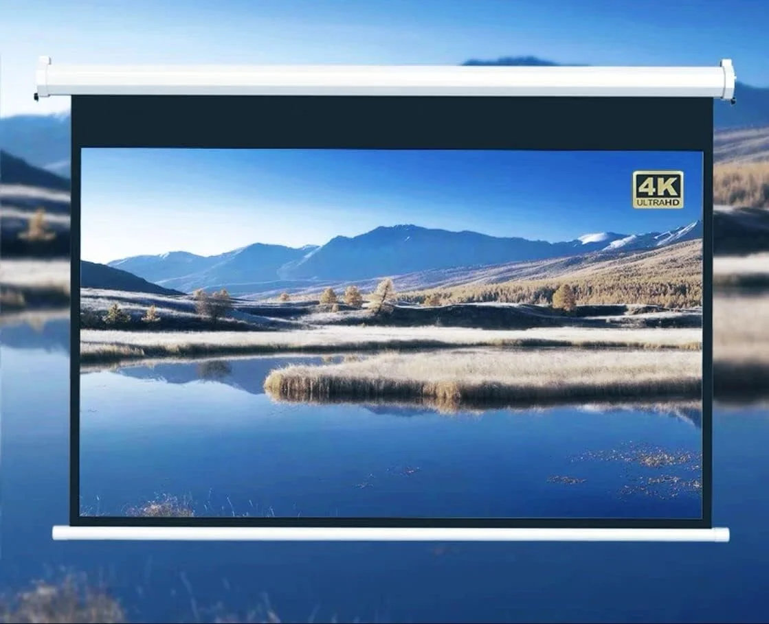 پرده نمایش پروژکتور موتوری 120 اینچی 16:9 - مناسب فیلم های داخل و خارج از خانه، پرده نمایش برقی با کنترل از راه دور (اندازه تصویر: 265x149 سانتی متر) پرده نمایش پروژکتور موتوری 120 اینچی 16:9 - مناسب فیلم های داخل و خارج از خانه، پرده نمایش برقی با کنترل از راه دور (اندازه تصویر: 265x149 سانتی متر)