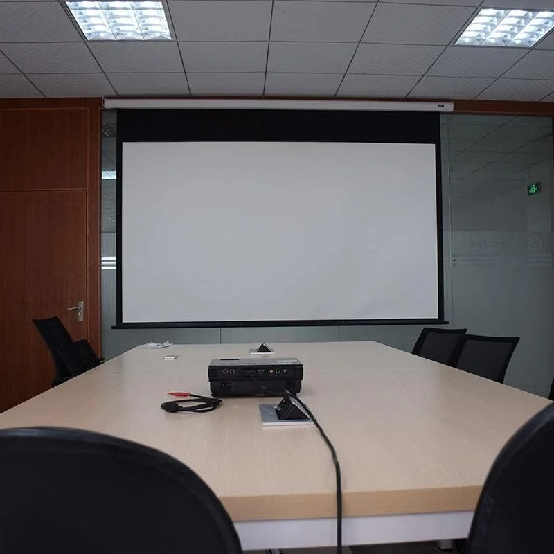 پرده نمایش برقی 100 اینچی، پرده پروژکتور موتوری با کنترل از راه دور، پرده نمایش کشویی 16:9 8K 4K HD 3D جمع شونده سقفی دیواری (221x124 سانتی متر) پرده نمایش برقی 100 اینچی، پرده پروژکتور موتوری با کنترل از راه دور، پرده نمایش کشویی 16:9 8K 4K HD 3D جمع شونده سقفی دیواری (221x124 سانتی متر)