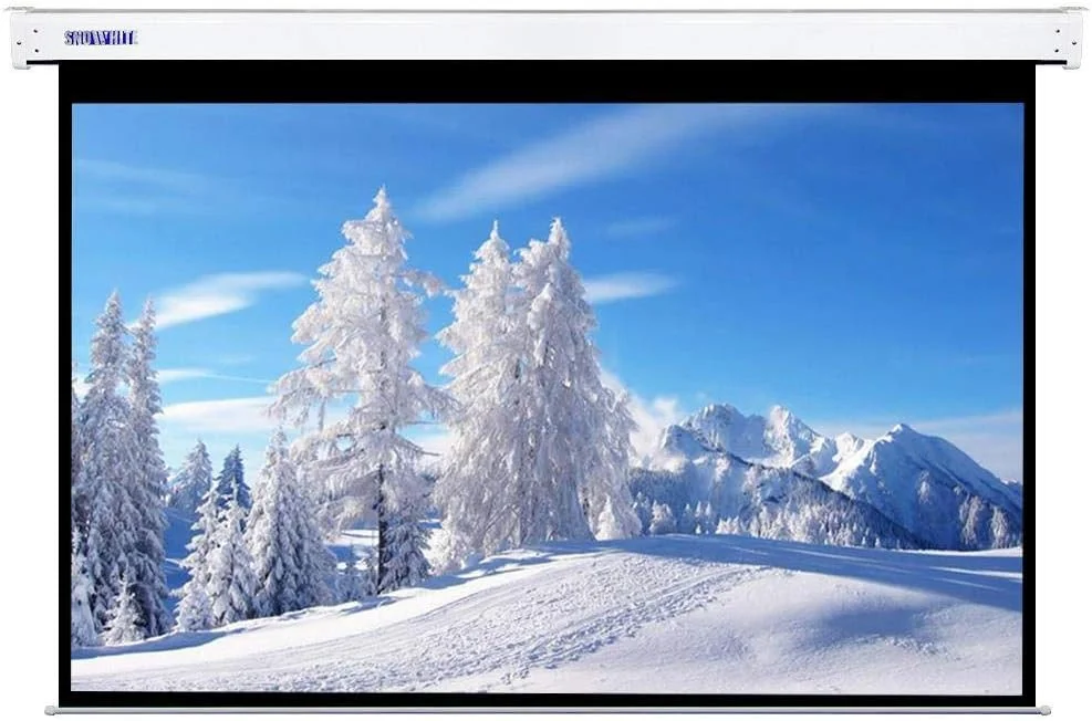 پرده نمایش برقی 120 اینچی با نسبت تصویر 4:3، سفید مات HD، نصب روی دیوار یا سقف، کنترل از راه دور، مناسب برای سینمای خانگی، تلویزیون و دفتر کار، ابعاد 244 در 183 سانتی متر پرده نمایش برقی 120 اینچی با نسبت تصویر 4:3، سفید مات HD، نصب روی دیوار یا سقف، کنترل از راه دور، مناسب برای سینمای خانگی، تلویزیون و دفتر کار، ابعاد 244 در 183 سانتی متر