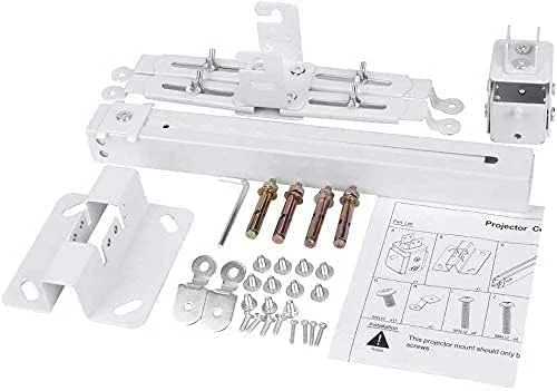 پایه سقفی پروژکتور یونیورسال Skydod با قابلیت افزایش طول، نگهدارنده براکت دیواری با قابلیت تنظیم ارتفاع (سفید) پایه سقفی پروژکتور یونیورسال Skydod با قابلیت افزایش طول، نگهدارنده براکت دیواری با قابلیت تنظیم ارتفاع (سفید)