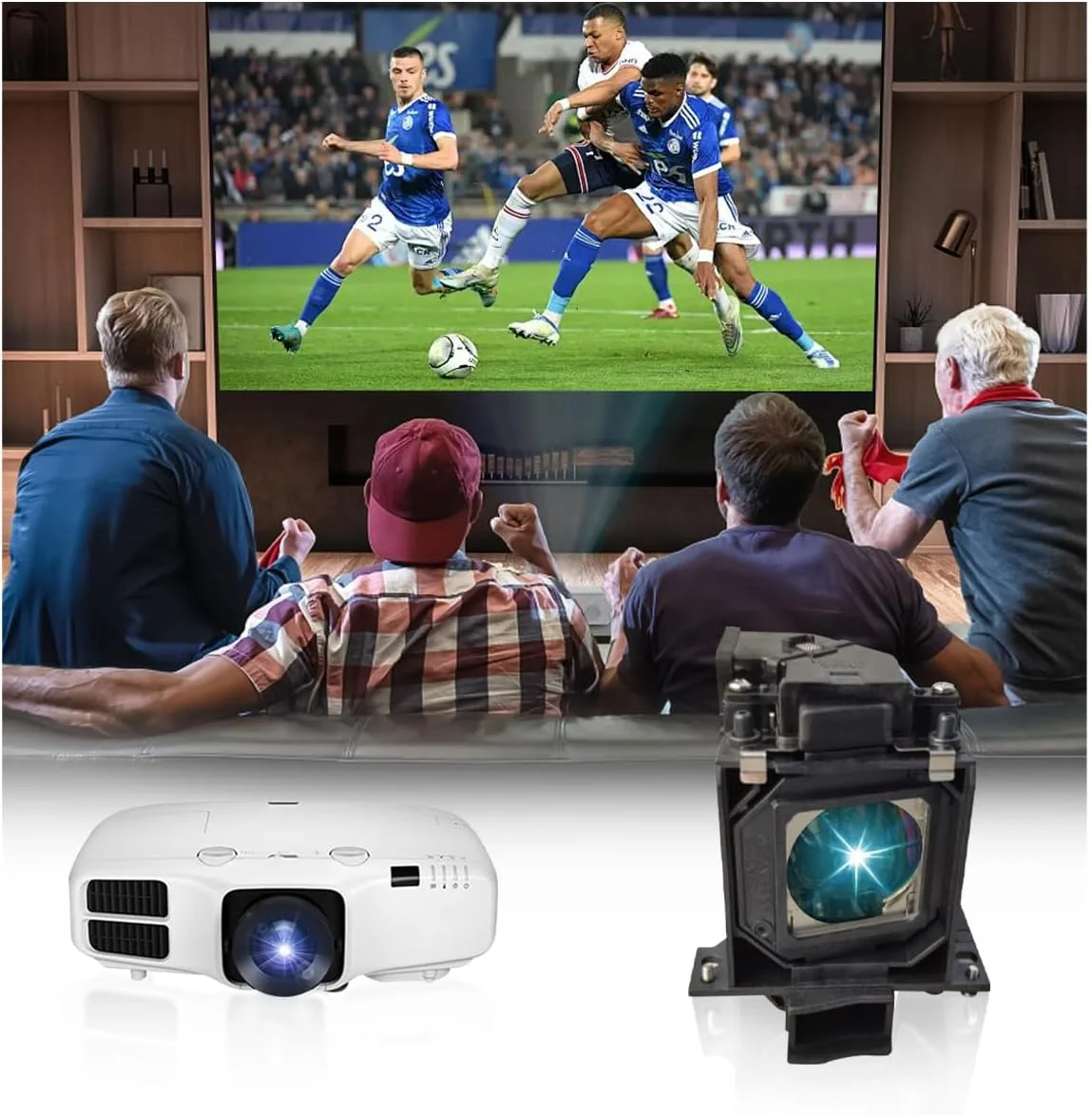 لامپ پروژکتور جایگزین SORNEICDR سازگار با پاناسونیک ET-LAC100 PT-CW230 PT-CX200 PT-CW230E PT-CX200E PT-CW230EA PT-CX200EA PT-CW230U PT-CX200U با محفظه