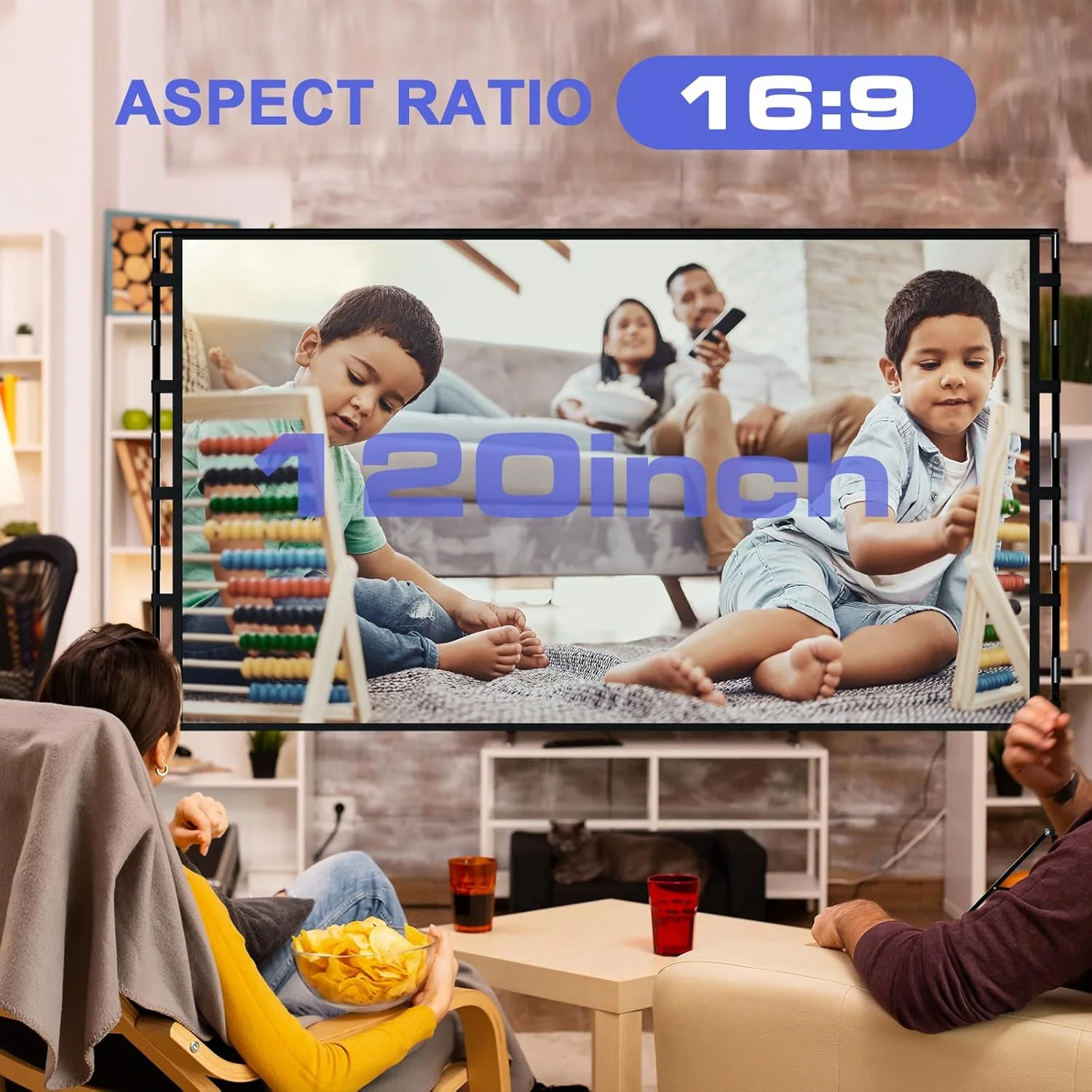 پرده نمایش پروژکتور با پایه 120 اینچی، قابل حمل، تاشو، ضد چروک، مناسب فیلم های 4K HD 16:9 برای سینمای خانگی، تئاتر در فضای باز به همراه کیف حمل پرده نمایش پروژکتور با پایه 120 اینچی، قابل حمل، تاشو، ضد چروک، مناسب فیلم های 4K HD 16:9 برای سینمای خانگی، تئاتر در فضای باز به همراه کیف حمل