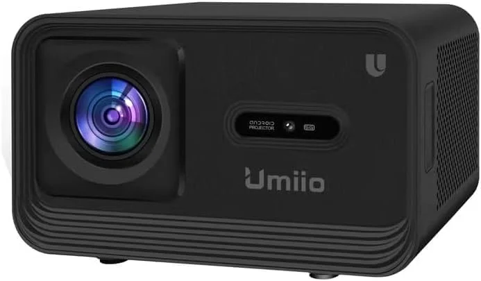 پروژکتور هوشمند 4K 2024 – روشنایی 1200 ANSI، وای فای 5G و بلوتوث، نمایشگر قابل تنظیم 50-150 اینچی، پروژکتور سینمای خانگی و بازی با صدای عالی