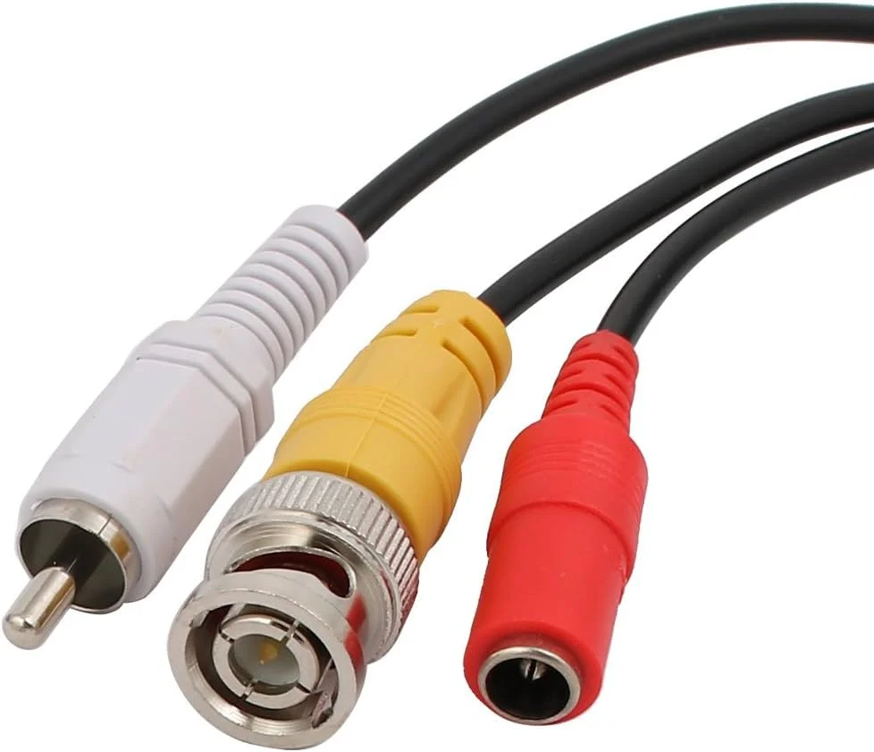 اکسیت کابل برق و تصویر 10 متری BNC+RCA+DC برای دوربین مداربسته، 2 عدد