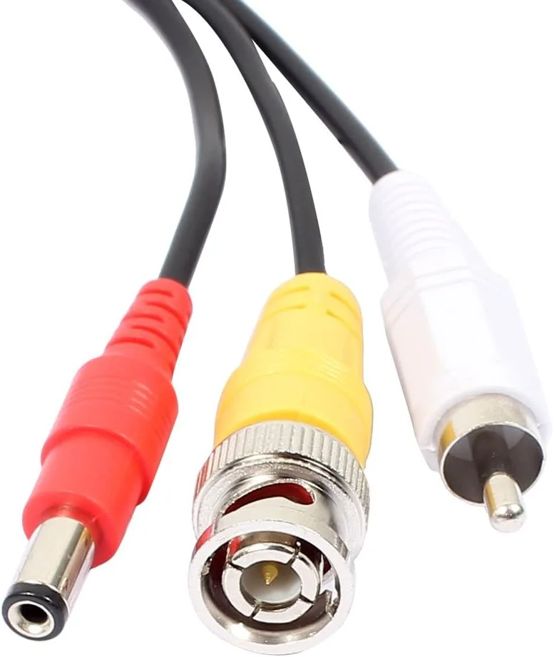 اکسیت کابل برق و تصویر 10 متری BNC+RCA+DC برای دوربین مداربسته، 2 عدد