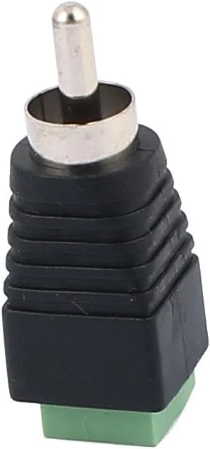 Aexit 100 عدد ترمینال پیچی کواکسیال Cat5 Cat6 به کانکتور جک نری RCA صوتی و تصویری