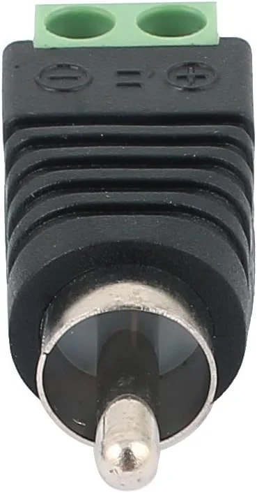 Aexit 100 عدد ترمینال پیچی کواکسیال Cat5 Cat6 به کانکتور جک نری RCA صوتی و تصویری